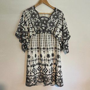 Parker Beth Eyelet Embroidered Dress